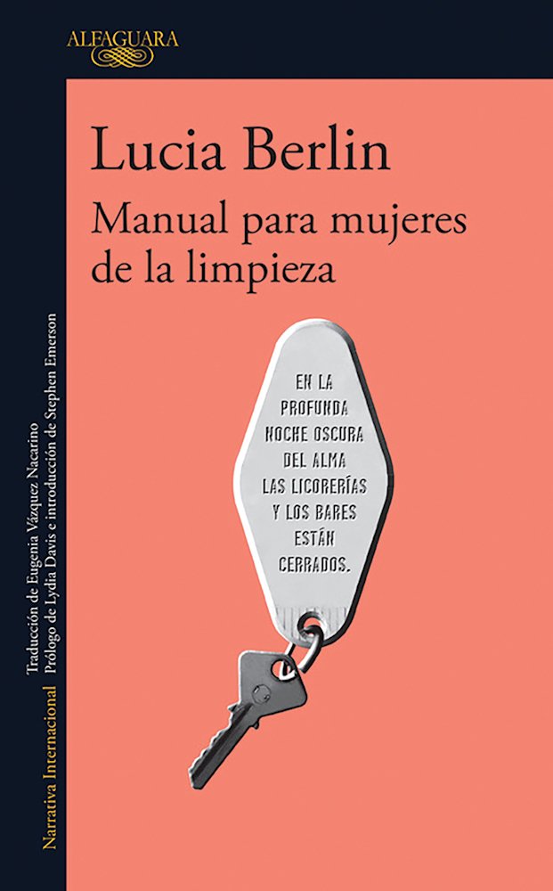 Libro premiado de cuentos para adultos  "Manual para mujeres de la limpieza"- Lucia Berlin