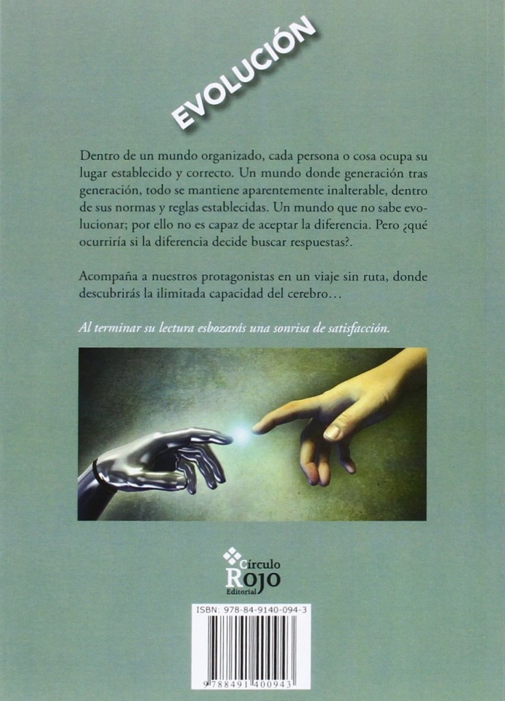 Novela de ciencia ficción de Cristina Sotoca Romero "Evolución"- 2016