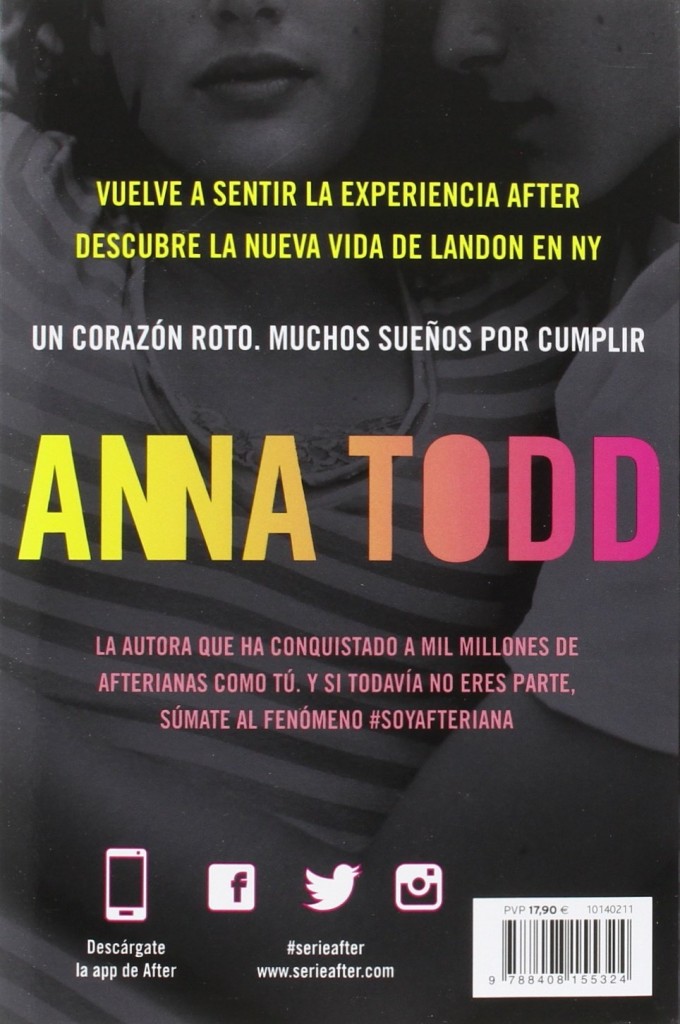 Novela de amor juvenil de Anna Todd autora de la Serie After "Landon. Todo por ti" 2016