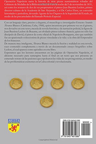 Novela histórica y policíaca de Ernesto Aramis Álvarez Blanco- "Operación Napoleón"