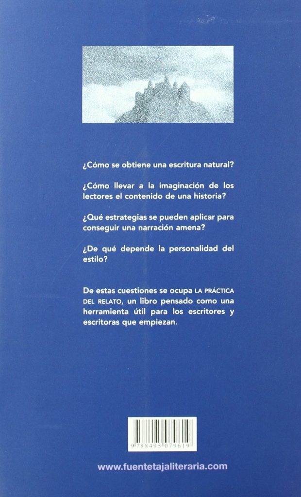 Libro de técnicas para escritores "La práctica del relato" de Ángel Zapata