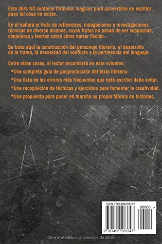Libro para escritores de Víctor J. Sanz "El escritor, anatomía de un oficia: consejos, técnicas, reflexiones, ejercicios..."
