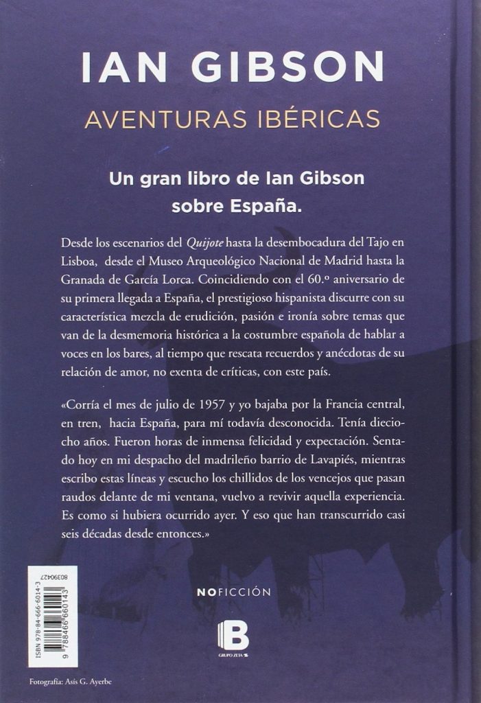Un gran libro de Ian Gibson sobre España "Aventuras ibéricas"