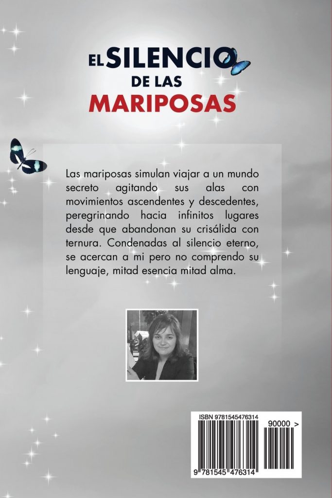 Libro de poesía de Mar Mesas "El silencio de las mariposas"